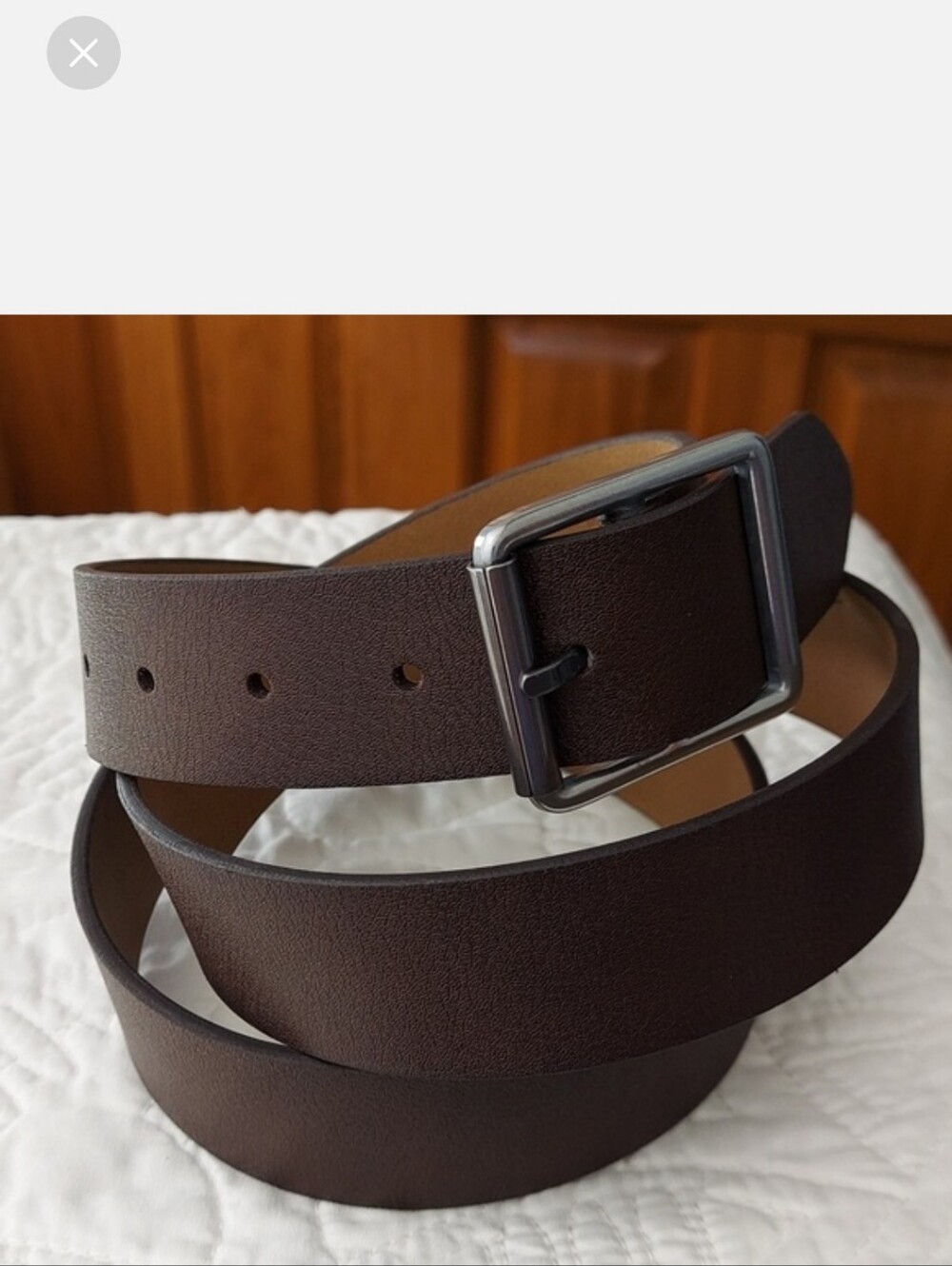 * Goodfellow & Co Elegant Textured Brown Belt for Men, Size XL 42-46, Like New